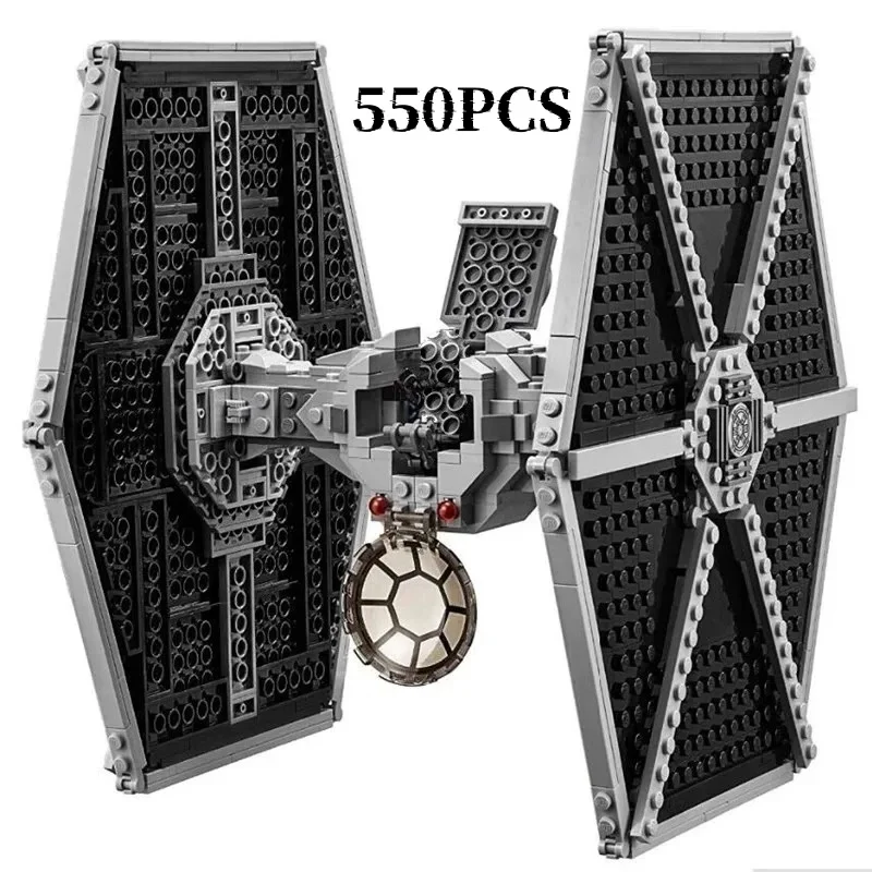 MINISO Disney 75300 compatible with Star Wars series 550PCS Han Solo Empire Titanium Fighter Block Children's Toy Gift