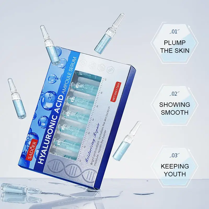 

SADOER Whitening Serum Dark Spots Removal Face Moisturizing Brightening Facial Essence Hyaluronic Acid Ampoule Essence