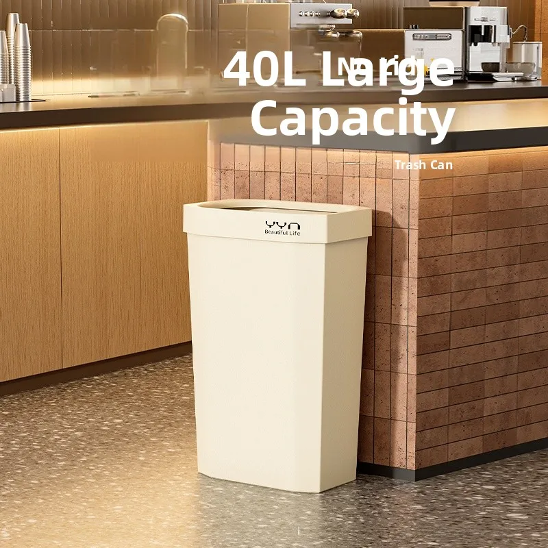 

Large Capaci Kitchen Living Room Tra Can without Lid Ultra Large Rectangular Garbage Can Household Cleaning Tools Foot Pe...