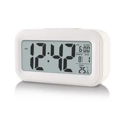 LED Digital Alarm Clock Backlight Snooze Data Time Calendar Desktop Multifunction Electronic Backlight Table Clock