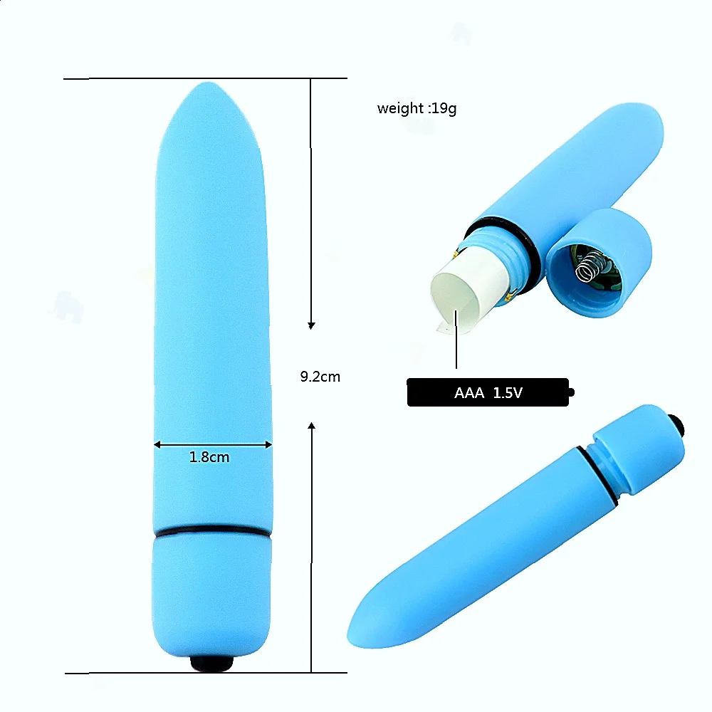 رصاصة صغيرة دسار هزاز 10 سرعة الجنس المنتج Av عصا لعبة الجنس للنساء G بقعة المهبل البظر محفز 18 + بطارية تعمل بالطاقة #3
