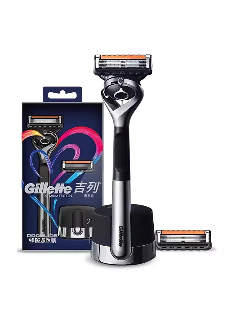 

Мужская бритва Gillette Fusion 5 ProGlide, оригинальная бритва с мангетической подставкой, высшее издание