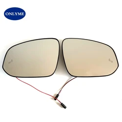 Car convex heated mirror glass with blind spot warning light for toyota sienna 2021 2022