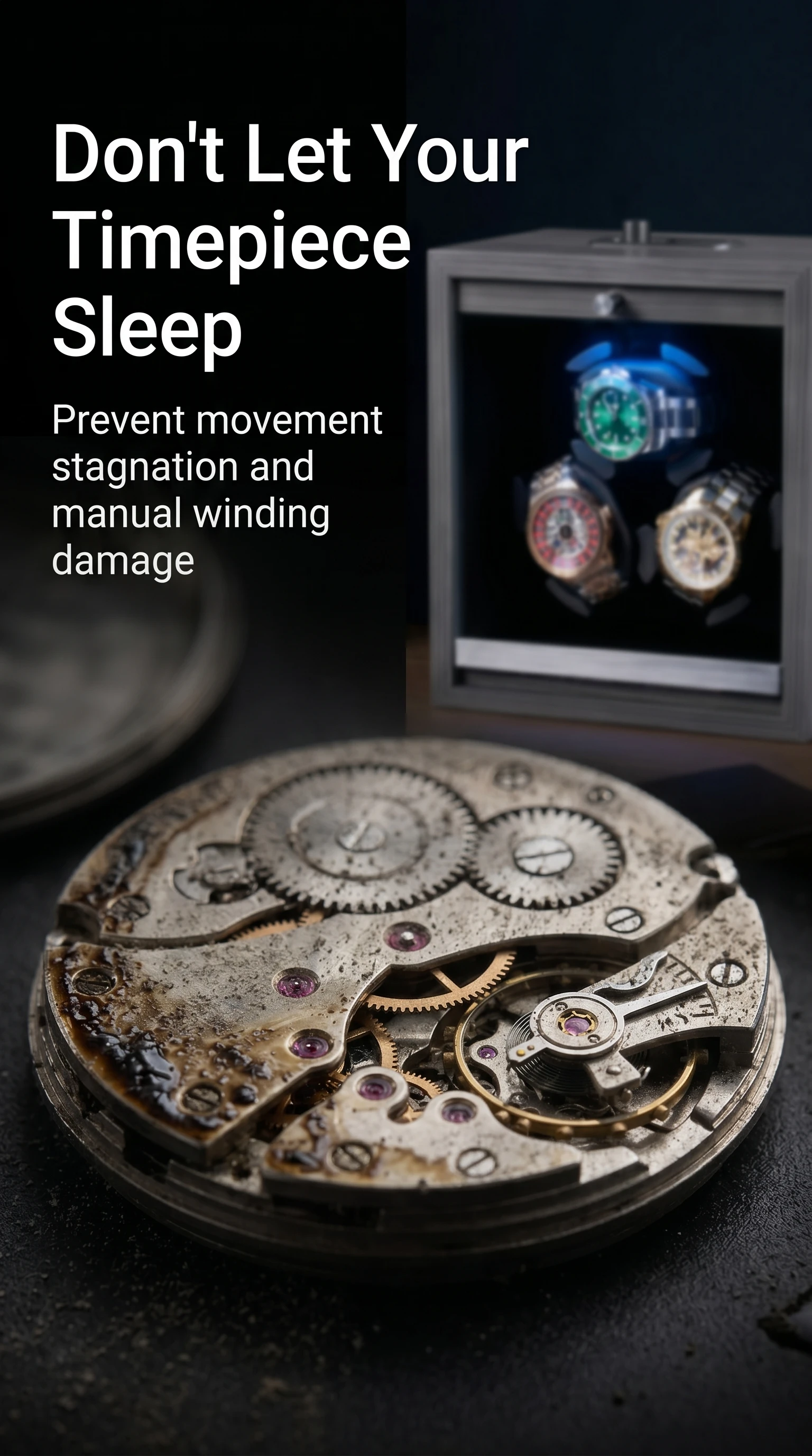 Premium horlogeopwinder met 3  - Watch Winder Automatic Dual Watch Box recensie en prijs