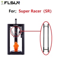 Original FLSUN Super Racer Parallel Arm 3d Printer Accessories Delta SR 315mm The Spider Manipulator Fiber Carbon Push Rod