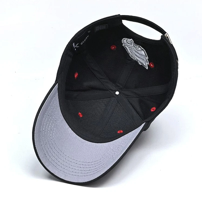 Eagle Embroidery Hat Men\'s Hard Top Cotton Baseball Cap Star Same Style Fashion Brand Peaked Cap Colorfast Hat