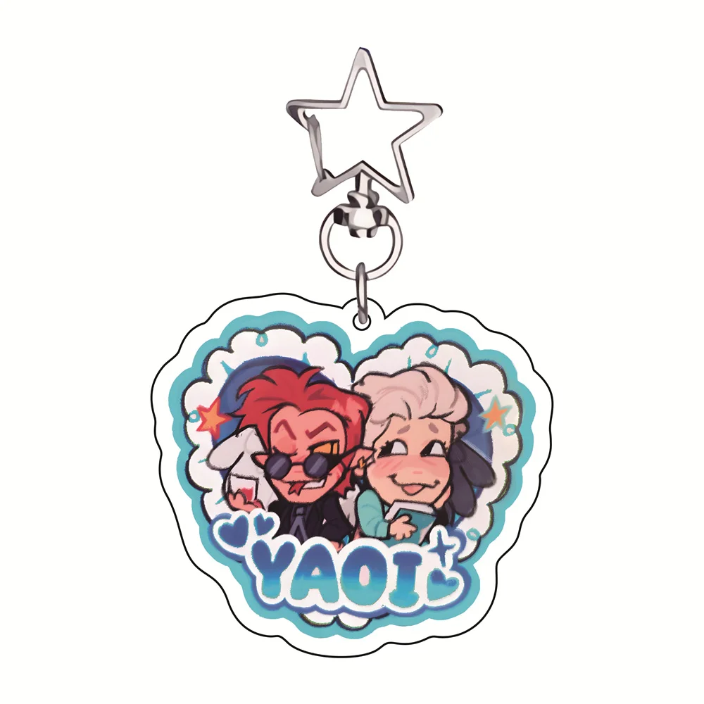 Multi-Fandom Yaoi-Paar 6cm Acryl-Schlüsselanhänger Verschiedene IP-Charaktere Figuren Anime-Anhänger Taschenanhänger Sammlerstück Fan-Geschenk – Detail 13