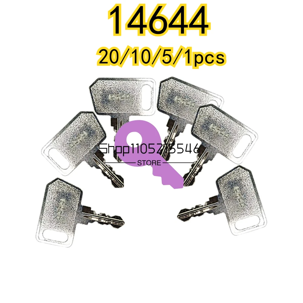 20/10/5/1pcs 14644 M516 15271326 Ignition Starter Keys Fit Terex Generation 7 Articulated Dump Truck ADT Benford Roller Bomag