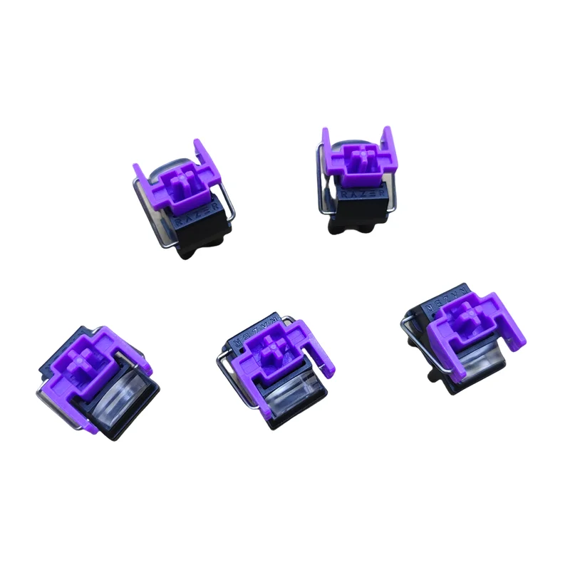 Interruptor óptico clicky roxo, interruptor de troca quente para teclado razer huntsman