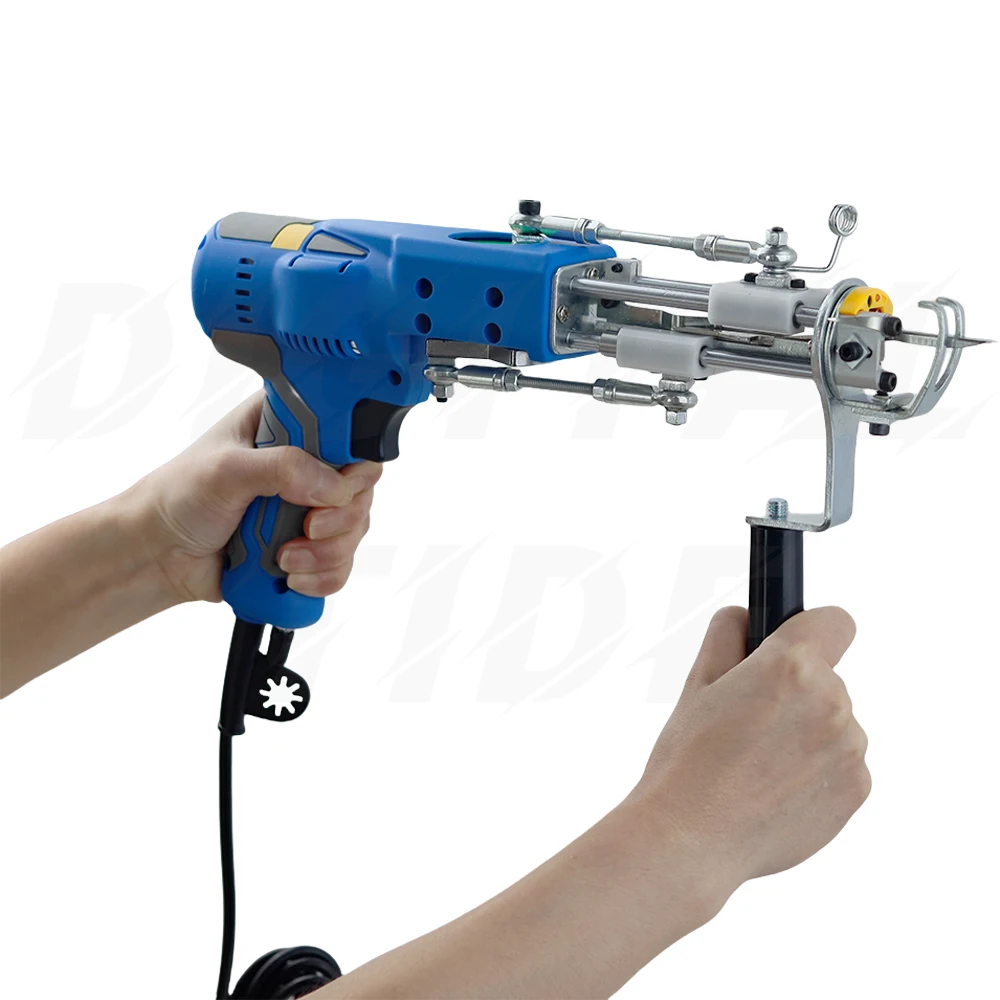 New 2 IN 1 Electric Carpet Tufting Gun Tufting Machine Can Do Both Cut Pile and Loop Pile Hand Tufting Gun Carpet Gun