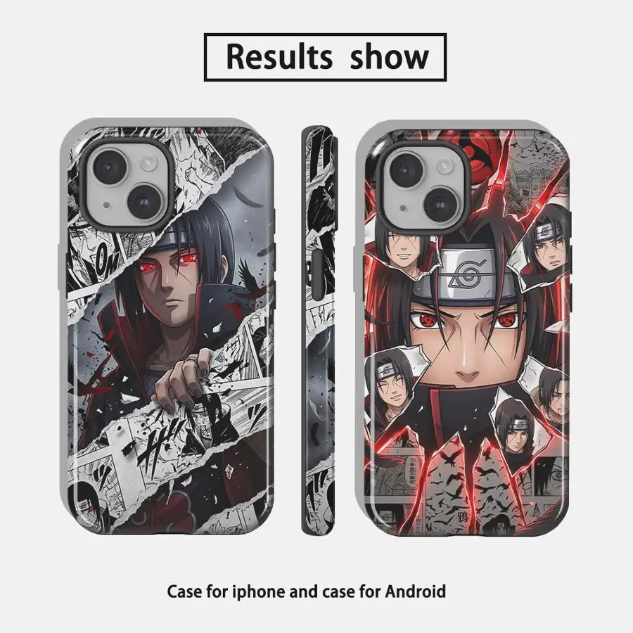 Capa de Telefone Soft Cover para Apple iPhone 17 Air 11 14 15 16e 12 16 Pro Max Plus XS XR 13 Naruto Rinnegan Manga