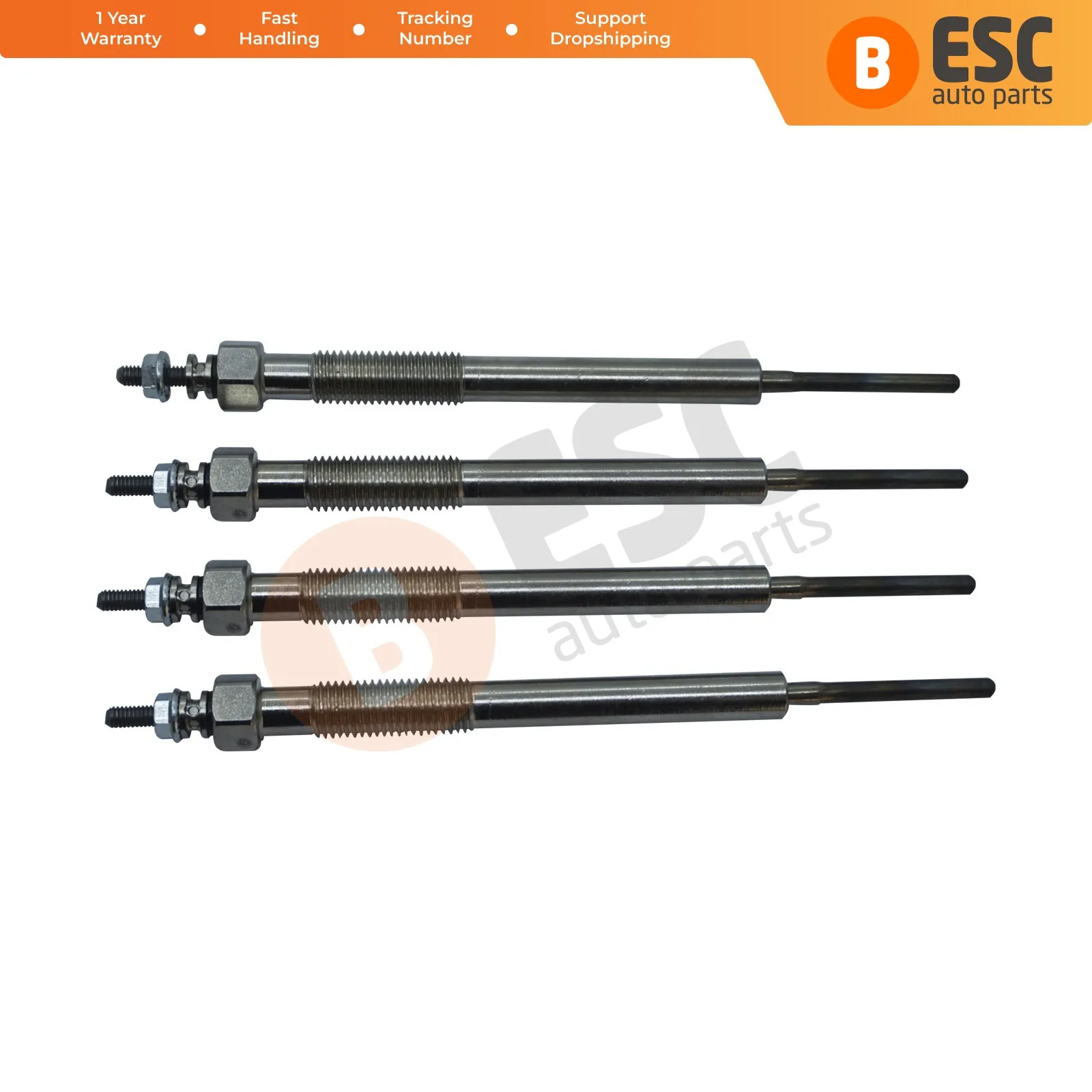 

ESC Auto Parts EGP71-1 4 Pieces Heater Glow Plug 11 Volt for Isuzu D-Max Rodeo MK1 8-9817-4898-0 Fast Shipment Ship From Turkey