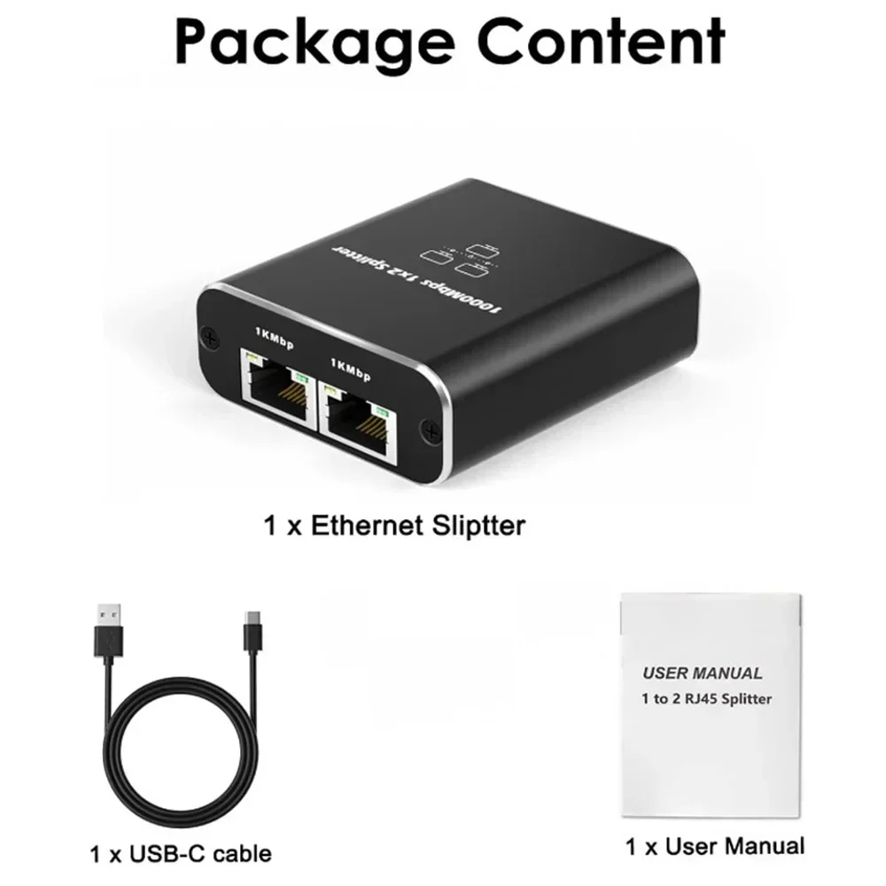 Rozgałęźnik Rj45 1To2/3/4 Gigabit Ethernet Adapter Przedłużacz kabla sieciowego internetowego Złącze Rj45 do komputera TV Box Router Sharer Cable