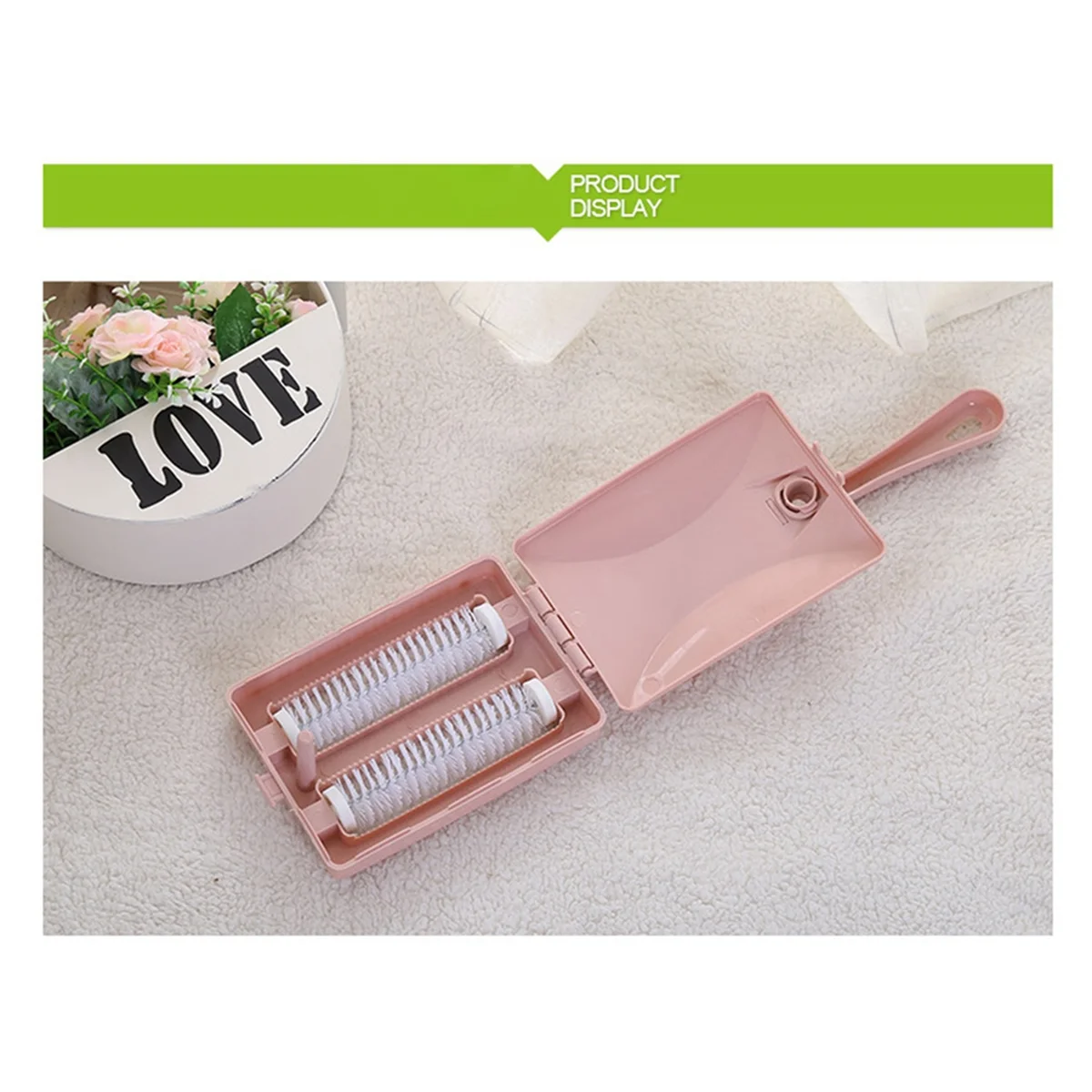 4PC Szczotka do dywanów Szczotka do stółka Ręczny odkurzacz do okruszków Ręczne zamiatarki z podwójnym wałkiem do domu Sypialnia Biuro Zanieczyszczenia dywanów