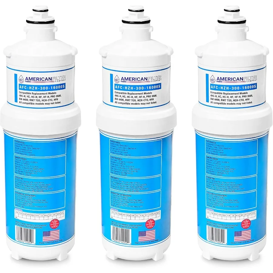 

Фильтр для воды для модели 4HC-H Hoshizaki AFC-HZH-300-22000SK, совместимый с H9655-11, новая модель AFC-HZH-16000S, 3 фильтра