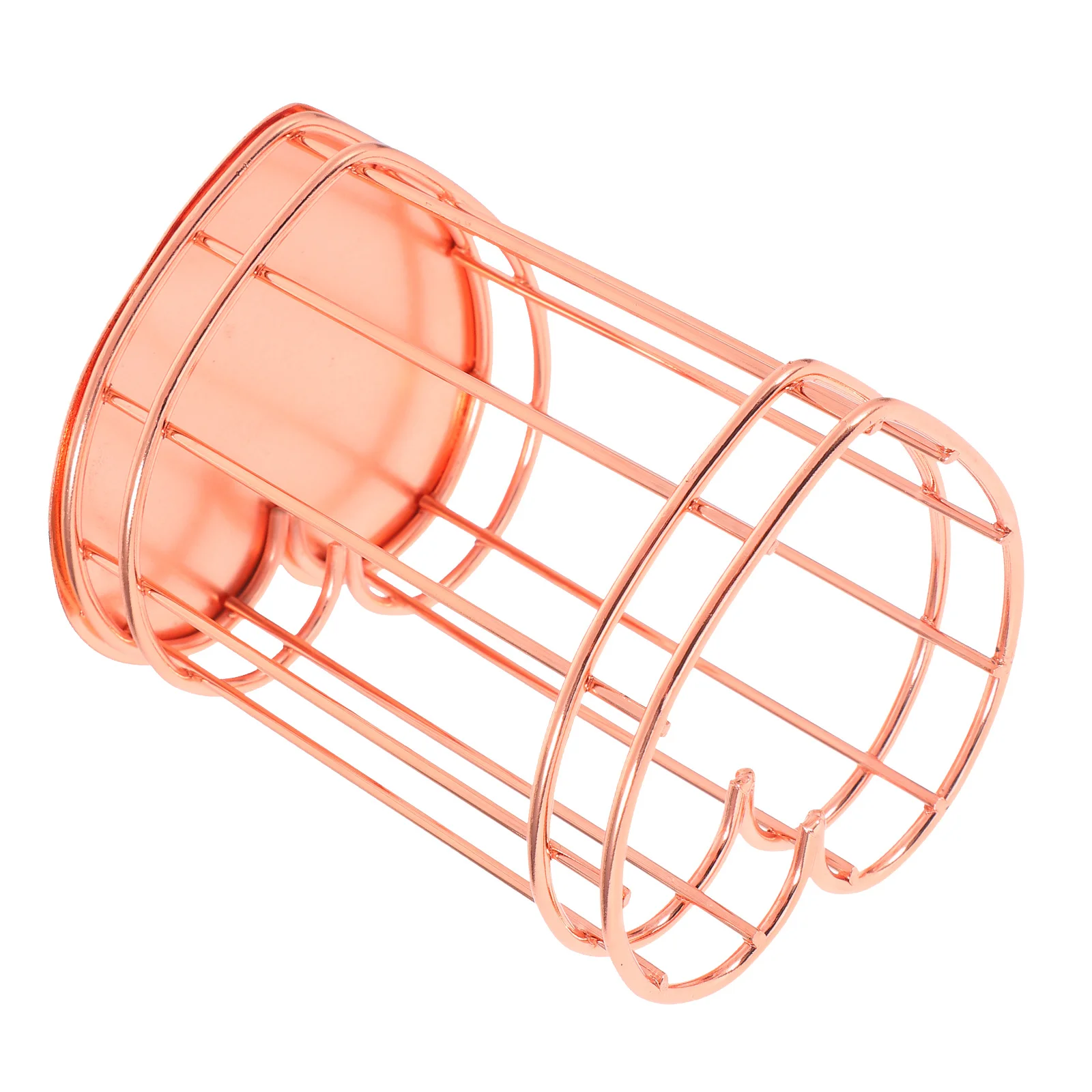 

Heart Shape Pen Holder Metal Makeup Brush Container Nordic Style Desk Organizer Smooth Polished Practical Gift