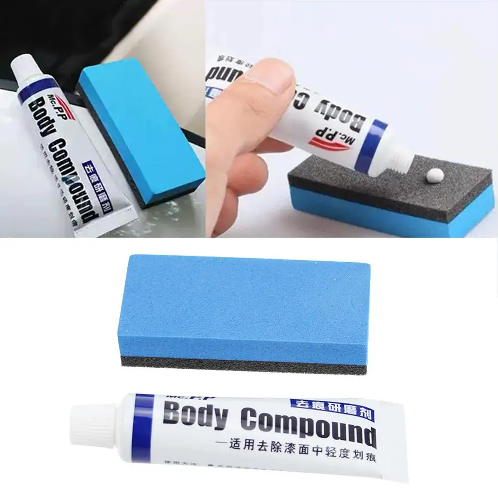 Car Scratch Repair Agent Car Polisher Scratch Remover With Sponge Paint Restore Scratch Repair Agent Repairing Auto Polisher