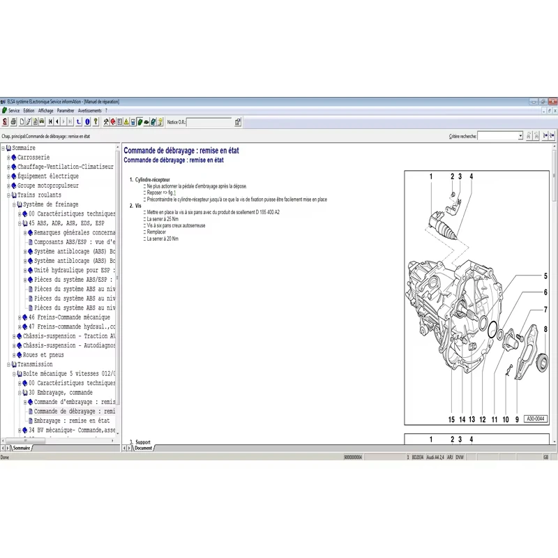 أحدث Etka 8.3 مع كتالوج أجزاء إلكترونية لمجموعة برامج الصيانة ELSAWIN 6.0، مناسب لـ V/W+AU/DI+SE/AT+SKO/D #4