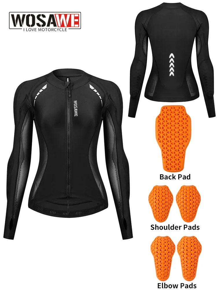 AliExpress WOSAWE Women Motorcycle Jacket Lady Girl Summer Breathable Motobiker Street Riding Jacket MTB Downhill Motocross Clothing