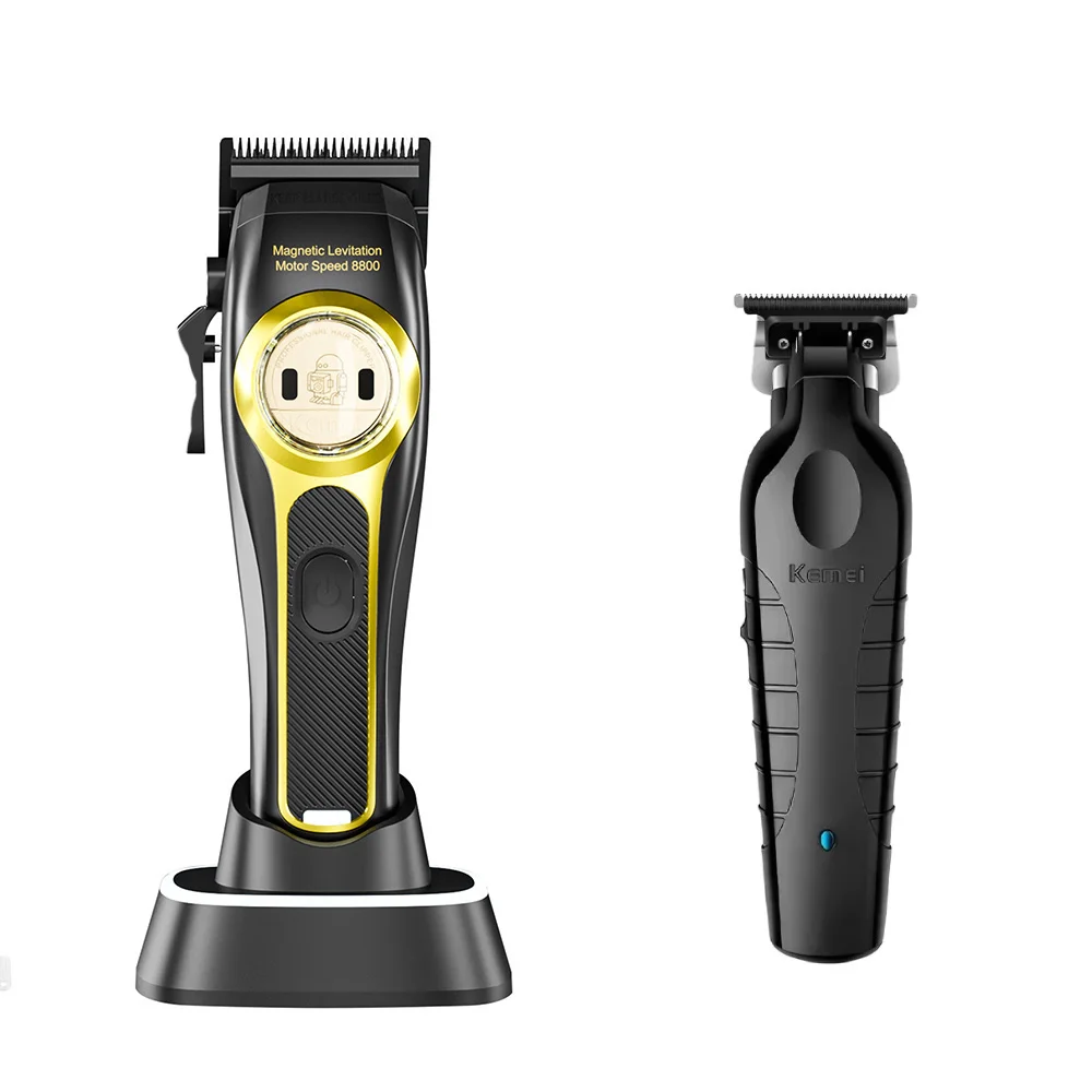 Kemei 2373 Clippers Barber Set Kemei 2299 Hair Cutting Machines Man Original Hair Trimmer For Man Full Set Box