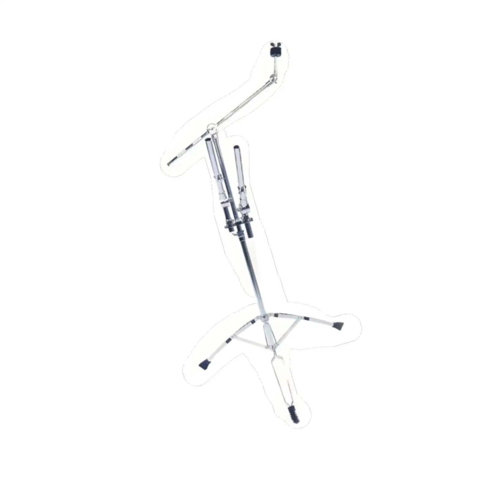 

Cymbal Stand Triangle Bracket,Nonslip,Percussion Drum Bracket,Foldable Double Braced Tripod Cymbal Tilter for Stage Practice