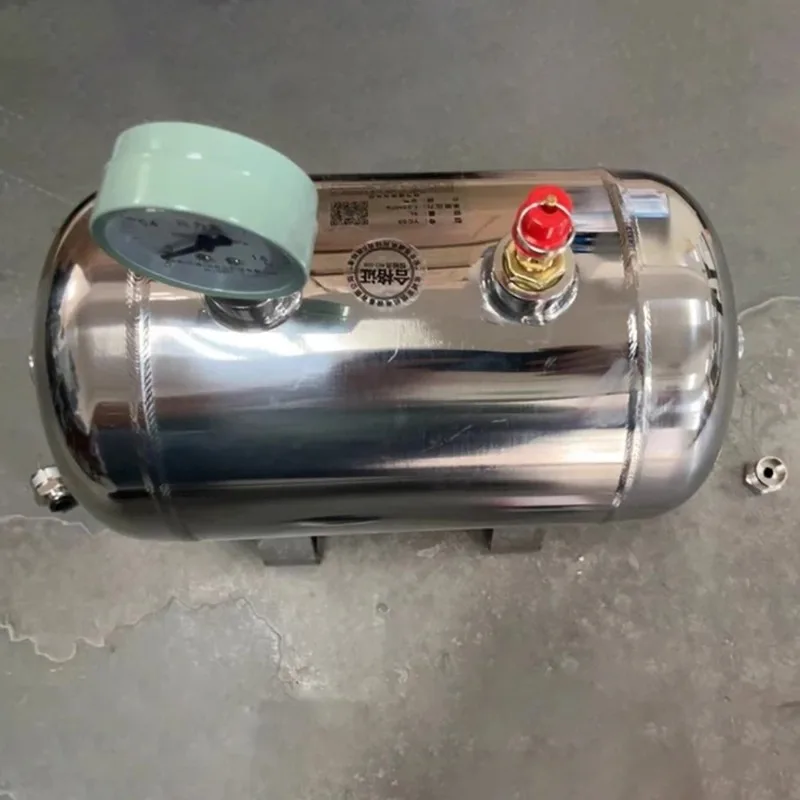 5L 304 Stainless Steel Air Tank, Air Compressor Pressure Tank Buffer Tank, G1/4 Interface