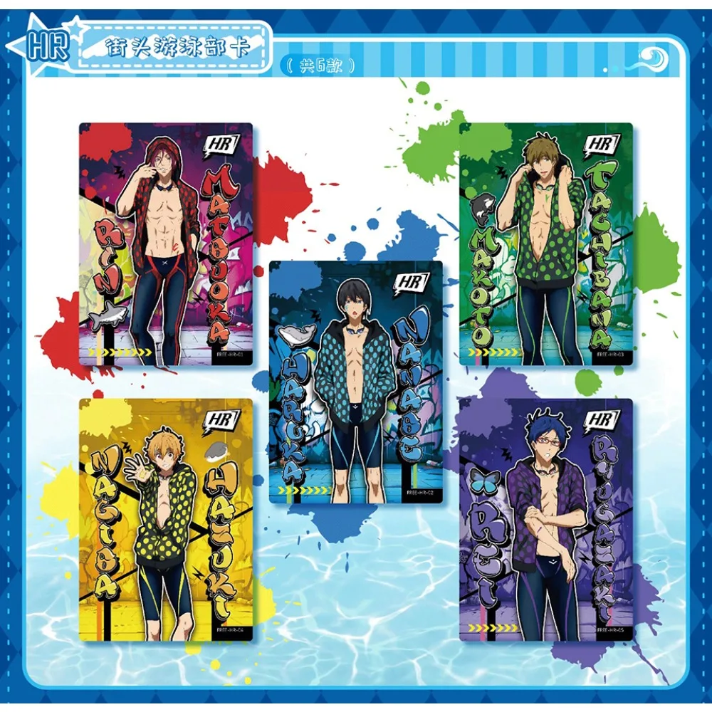Véritable gratuit!-la carte de Collection de course finale Anime Tachibana Makoto Hazuki Nagisa cartes de formation quotidienne passionné recueillir cadeau