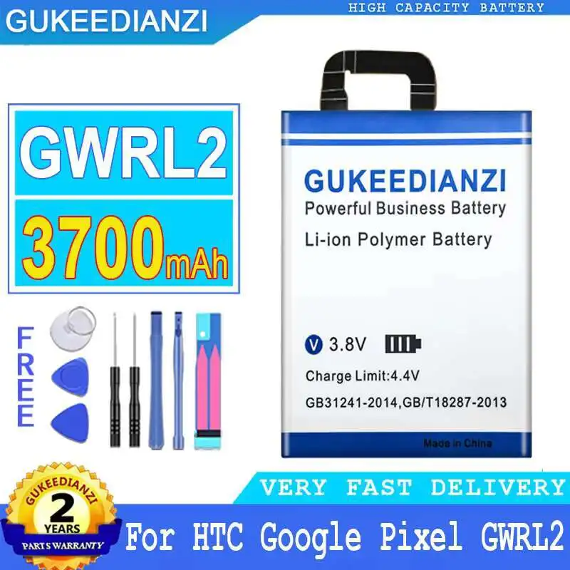 

Mobile Phone Battery For Htc Google Pixel GWRL2 Stable 3700Mah