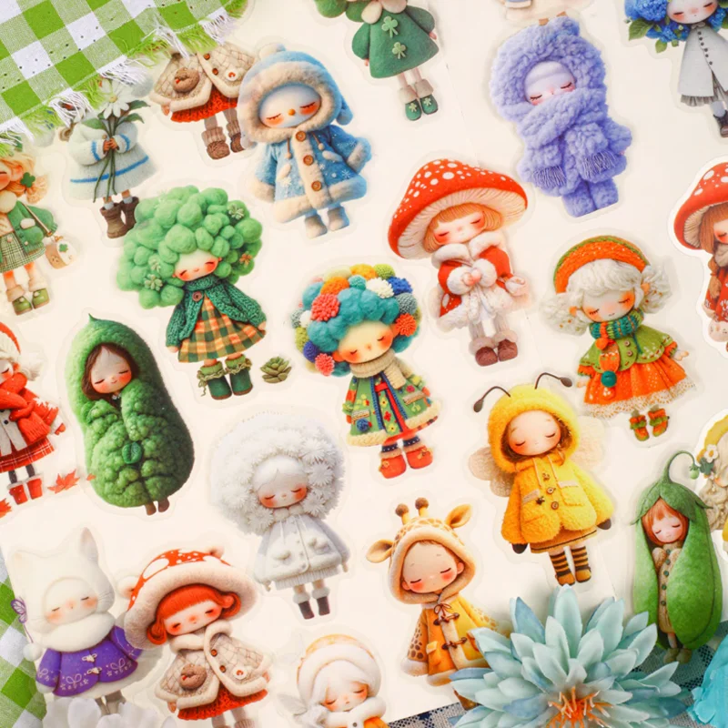 Papel 3 pacotes kawaii bonito dos desenhos animados anime personagem tema adesivos diy diário colagem caso de telefone diário scrapbooking diário