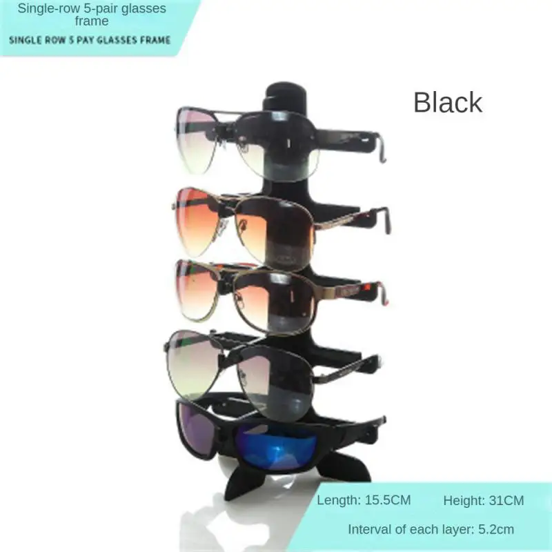 Plastic Sunglasses Display Frame Eyeglass Rack Jewelry Display Stand Storage Holder Glasses Shelf Space Saving Shelf