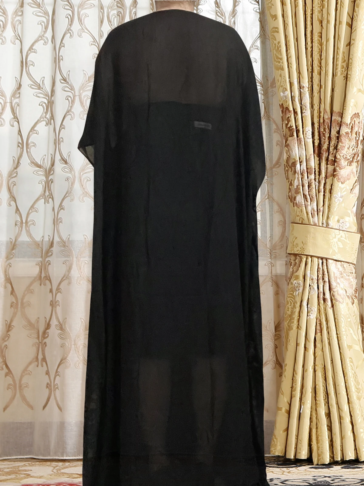 Abayas For Women Dubai 2022 Summer Short SLeeves Applique Embroider Flower Robe Femme Musulmane Arabic Islam Caftan Marocain