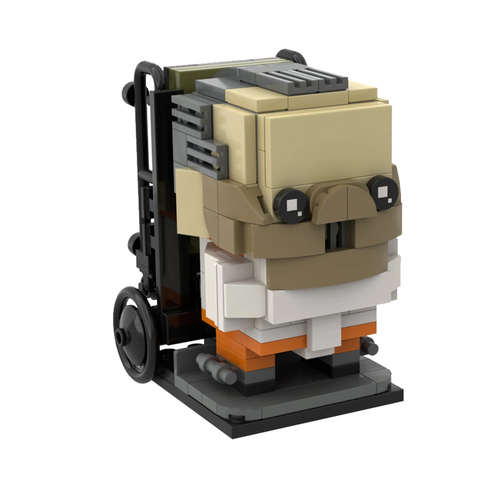 MOC Hannibal Lecter Brickheadz Movie Figures Model Bricks Silence of The Lambs American Drama Building Block Children's Toy Gift