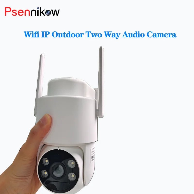 AI تتبع الإنسان اتجاهين الصوت HD ليلة اللون كاميرا الرؤية 8MP مراقبة الأمن اللاسلكية واي فاي IP في الهواء الطلق اتجاهين الصوت