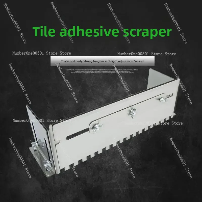 Stainless Steel Tile Grooving Scraper Retractable Thin Tile Tiling Tool for Bricklayer Adjustable Ceramic Tile Scoring Tool