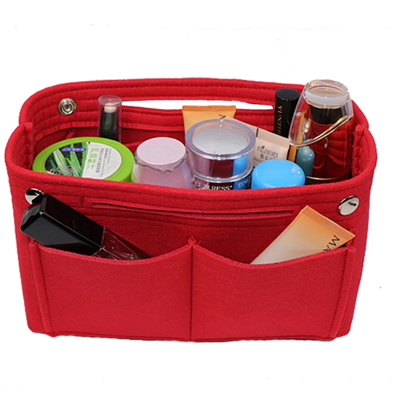 EverToner Purse Organizer for Neverfull Tote Bag Felt Insert Bag Purse Organizer Cosmetic Bag