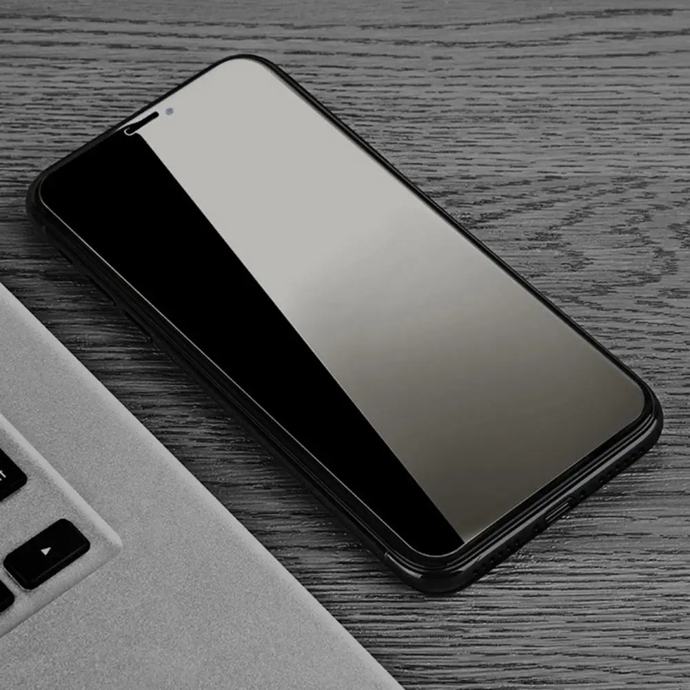 Protector de pantalla de vidrio templado antirreflectante, película protectora a prueba de aceite para iphone X y Apple
