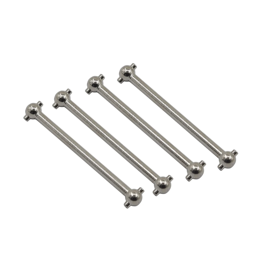 4Pcs Stainless Steel Dogbone 51MM for WLtoys A979 A949 A959 A969 K929 Himoto E18 Spino HSP 1:18 RC Car Upgrade Parts