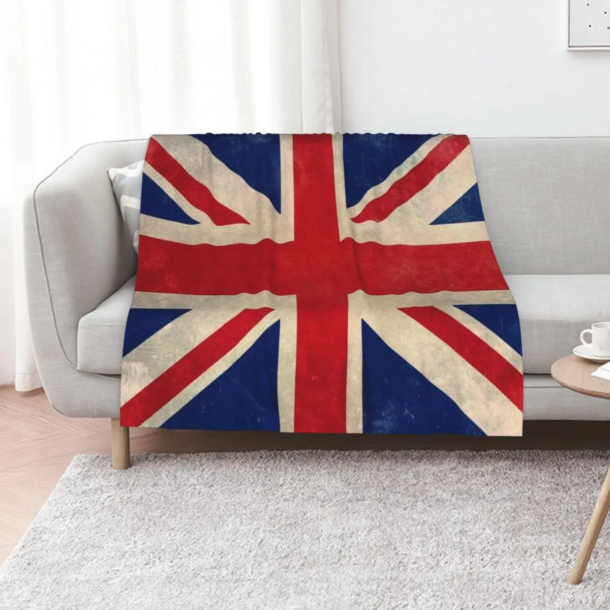 Union Jack Throw Blanket Bed Flannel Fabric Heavy For Sofa Thin Blankets For Bed Blankets For Baby Blankets