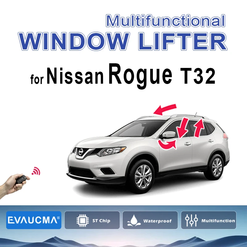 

Multi-Functional Automotive Intelligent System For Nissan Rogue T32 Window Lifter Close + Mirror Folder + Sunroof Close Accessor