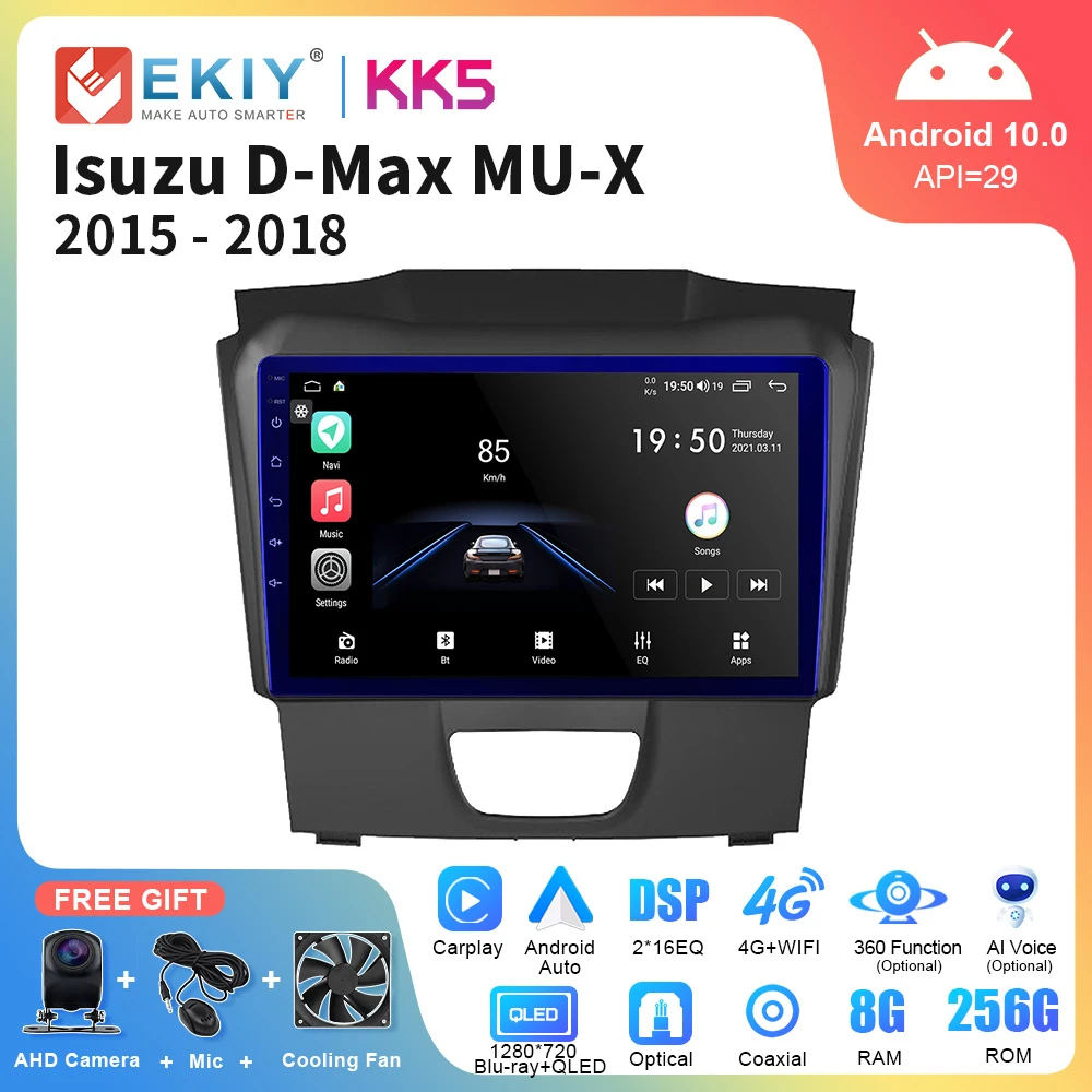 

EKIY KK5 для Chevrolet TrailBlazer S-10 S10 Колорадо Isuzu D-Max DMAX Android авто радио Carplay 2din стерео Мультимедийный Плеер