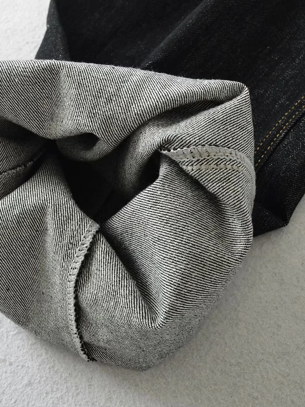 Retro American Waed originele kleur losse slanke wijde pijpen jeans dames luie Sle bananenbroek gebogen mes lange broek