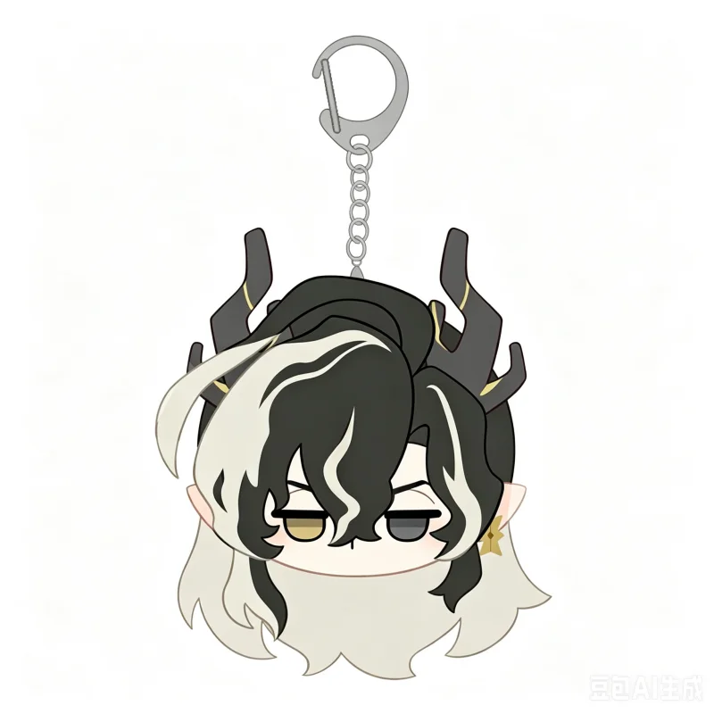 Arknights GAME Kal'tsit Amiya Texas Acrylic Figure Keychain Bag Charms Backpack Pendant Friends Gifts Car Pendant