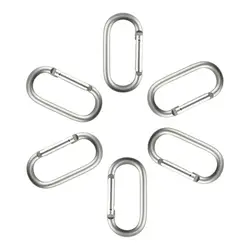 2/5/10pcs Alloy Aluminum Survival Gear Camp Mountaineering Hook Carabiners Carabiner Travel Kit Camping Equipment