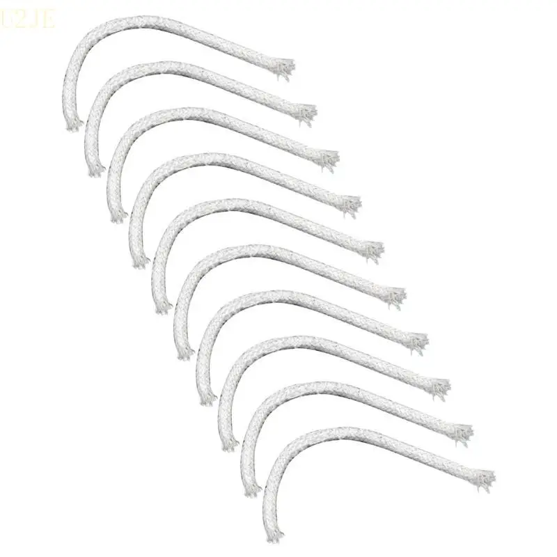 U2JE 10pcs круглые хлопковые плетеные свеча фитиль масла фонари для масляных фонарей для масляных ламп 5,90 дюйма