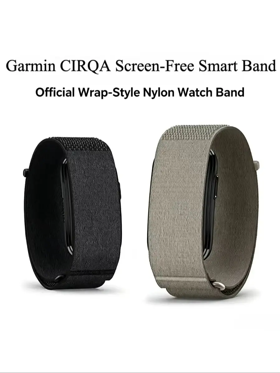 Nylonowy pasek na nadgarstek Garmin CIRQA, opaska na biceps, oryginalny pasek do fitness trackera bez ekranu, regulowany, elastyczny, sportowy. — zdjęcie produktu 7