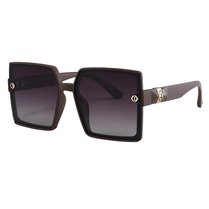 2025 New Fashion Large Frame Polarized Sunglasses Women Men Brand HD TAC Lens Sun Glasses Ladies UV400 Oculos De Sol