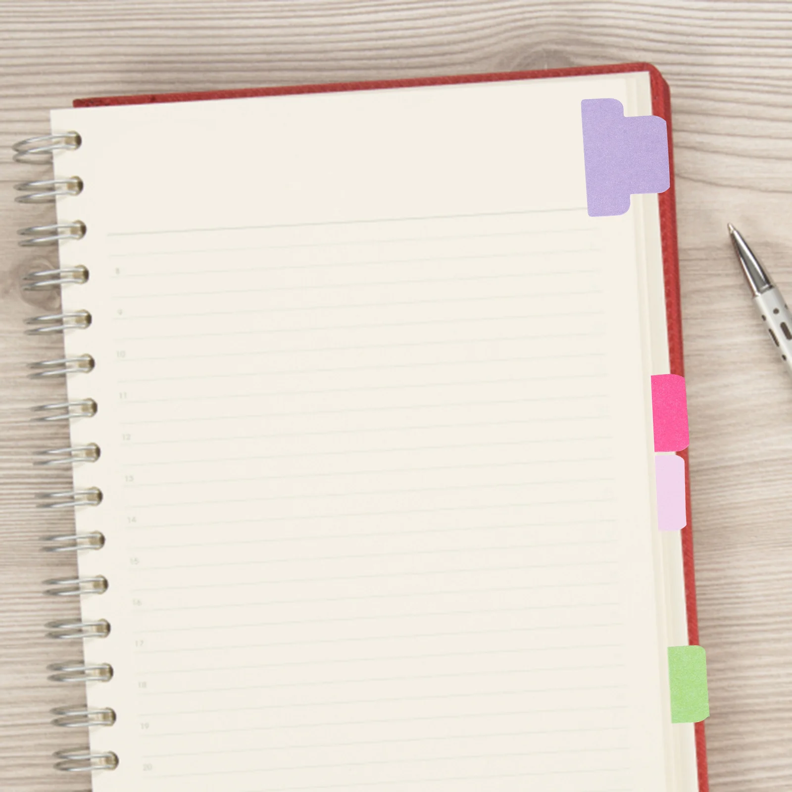 

20 Sheets Colorful Sticky Tabs Page Markers Book Tabs For Office Home Notes Divider Labels Annotation Supplies Sticky Flags