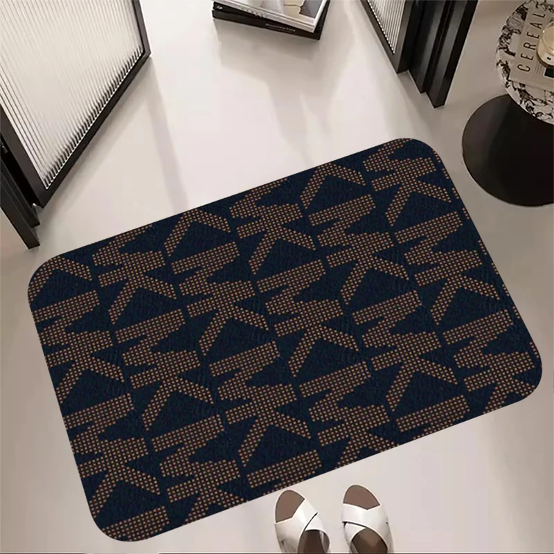 Interior Room Rugs Foot Carpet Entrance Doormat Bedside Pet Floor Mats Corridor Carpet Michael Kors Anti Slip Home Kitchen Decor