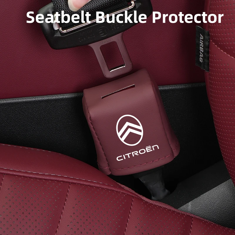 

Full Coverage Leather Car Seat Belt Buckle Cover Protector For Citroen C4 C3 C5 C1 C2 Berlingo Celysee Cactus Picasso Saxo Grand