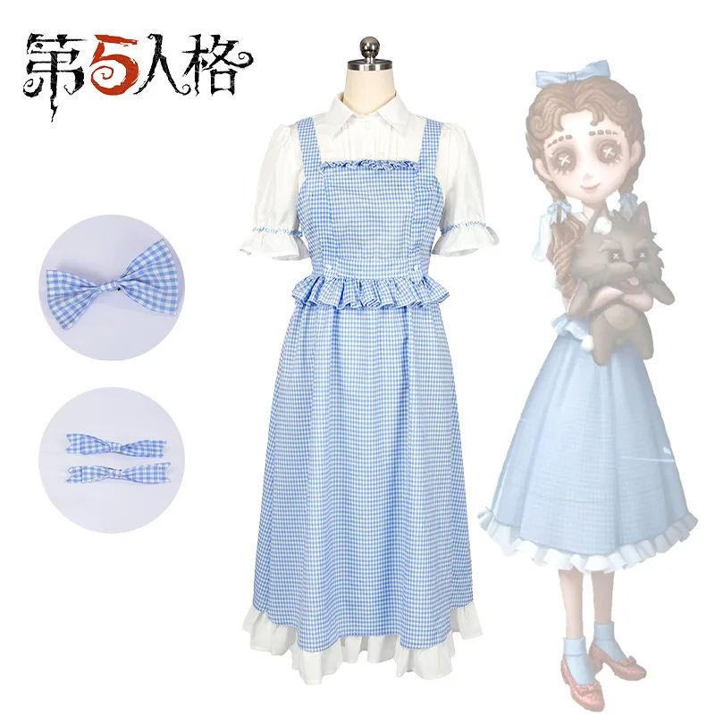 

New Game Fifth Personality Little Girl Dorothy Cosplay Costume Interpretation Star Character Daily Dress Set Cosplay Costume